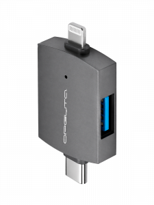 Орбита OT-PCR26 картридер OTG (USB, Lightning, Type-C)